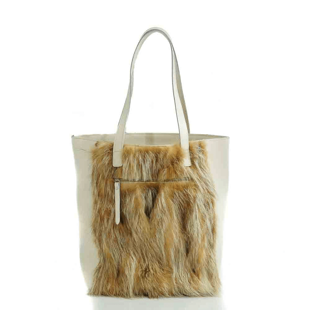 Дамска чанта от естествена италианска кожа модел TAMARA lt beige